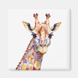 Giraffe speels Schattig leuk dier kleurrijke vreug Magneet