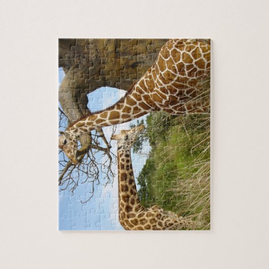Giraffe spel puzzel (Verticaal)