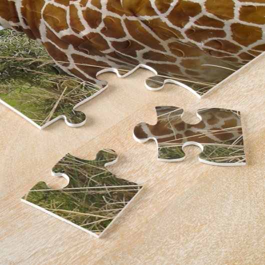 Giraffe spel puzzel legpuzzel (Zijkant)