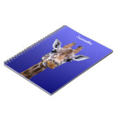 Giraffe spiraal notebook notitieboek (Linkerzijde)