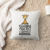 Giraffe Spirit Dier Oude Gravure Shirt Ontwerp Kussen (Deken)