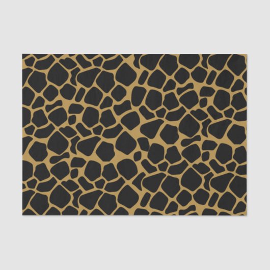 Giraffe Spot Animal Print Tissuepapier (Voorkant)