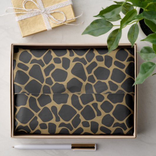 Giraffe Spot Animal Print Tissuepapier (Geschenk)