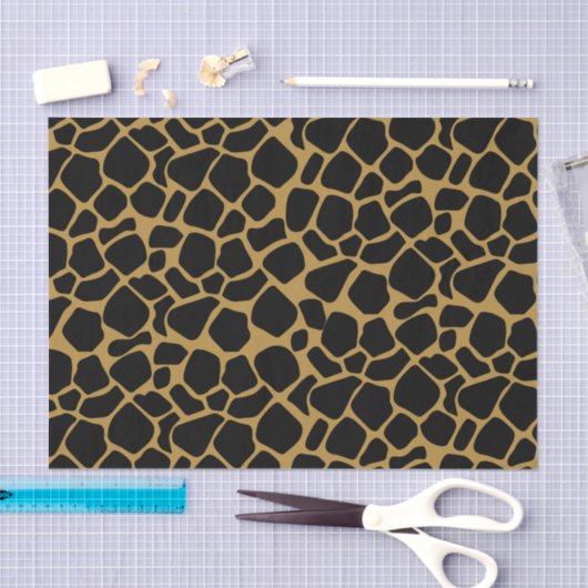 Giraffe Spot Animal Print Tissuepapier (Craft)
