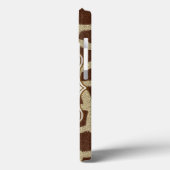 Giraffe Spot Animal Print Wild Monogram IPAD Case (Achterkant / Links)