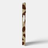 Giraffe Spot Animal Print Wild Monogram IPAD Case (Achterkant / Rechts)