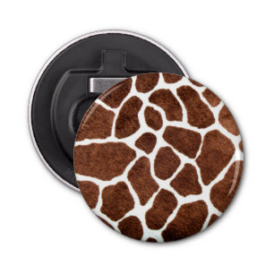 Giraffe spots button flesopener