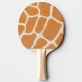 Giraffe spots Exotic Animal Print Tafeltennisbatje (Achterkant)