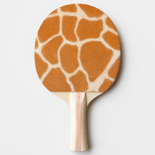 Giraffe spots Exotic Animal Print Tafeltennisbatje (Voorkant)