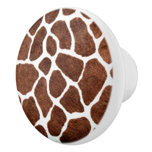 Giraffe spots keramische knop (Rechts)