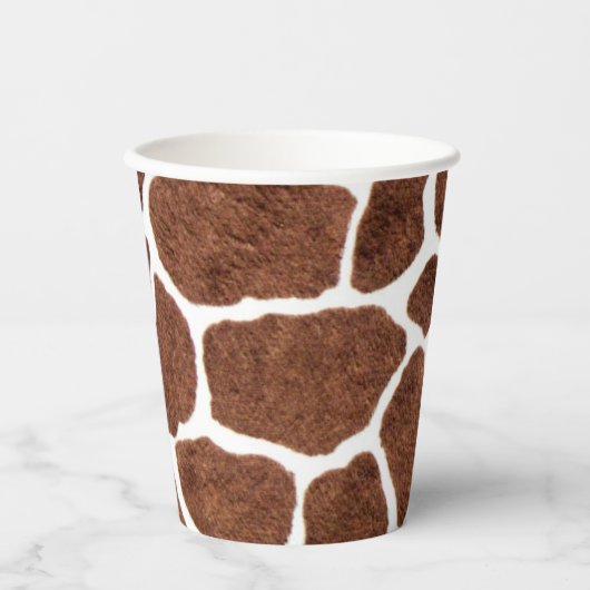 Giraffe spots papieren bekers (Voorkant)