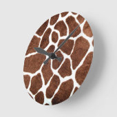 Giraffe spots ronde klok (Hoek)
