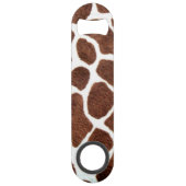 Giraffe spots speed flessenopener (Achterkant)