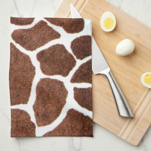 Giraffe spots theedoek (Quarter Fold)