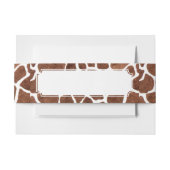 Giraffe spots uitnodigingen wikkel (Voorkant Voorbeeld)