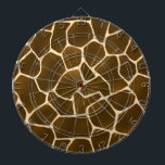 Giraffe Spots Wild Safari Animal Skin Print Dartbord<br><div class="desc">Dit opvallende giraffenhuidpatroon legt de essentie vast van een van de meest sierlijke reuzen van de natuur. Met diepe bruine vlekken tegen goudkleurige crèmekleurige vacht, weerspiegelt het de schoonheid van de majestueuze giraffe - een dier dat geliefd is om zijn unieke elegantie en zachte kracht. Giraffes symboliseren gratie, intuïtie en...</div>