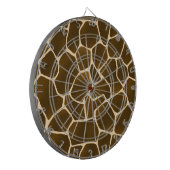Giraffe Spots Wild Safari Animal Skin Print Dartbord (Voorkant Links)