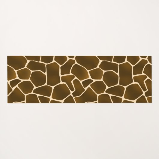 Giraffe Spots Wild Safari Animal Skin Print Yogamat (Achterkant (horizontaal))