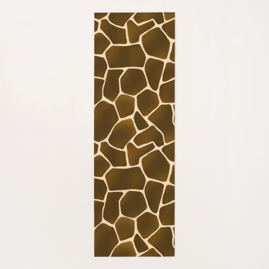 Giraffe Spots Wild Safari Animal Skin Print Yogamat (Achterkant)