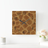 Giraffe Square Clock Vierkante Klok (Huis)