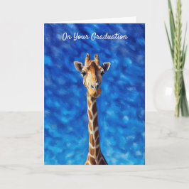 Giraffe Stand Tall Afstuderen Kaart