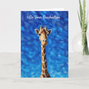 Giraffe Stand Tall Afstuderen Kaart