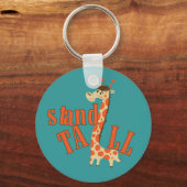 Giraffe standaard sleutelhanger (Voorkant)