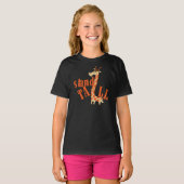 Giraffe standaard t-shirt (Voorkant volledig)