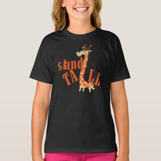 Giraffe standaard t-shirt (Voorkant)