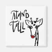Giraffe - Standaardopstand Magneet (Voorkant)