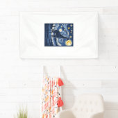 Giraffe Starnacht Vintage Spandoek (Insitu)