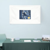 Giraffe Starnacht Vintage Spandoek (Beurs)