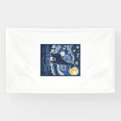 Giraffe Starnacht Vintage Spandoek (Horizontaal)
