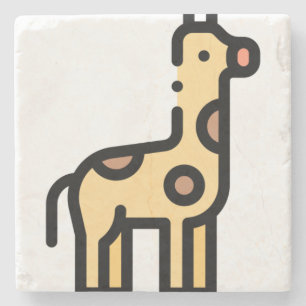 Giraffe Stenen Onderzetter