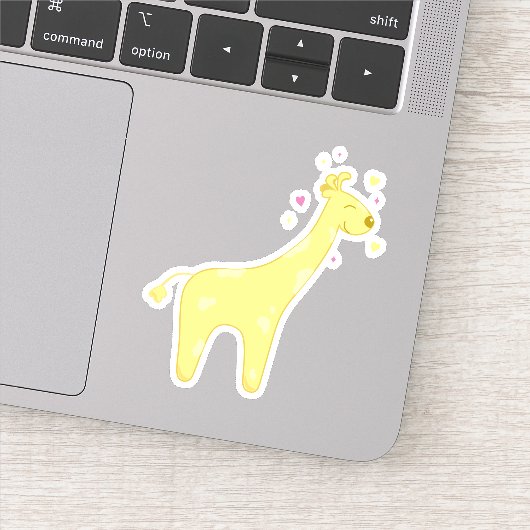 Giraffe Sticker (Detail)