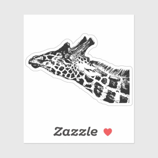 Giraffe Sticker (Vel)