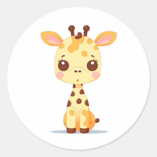 Giraffe Sticker (Voorkant)