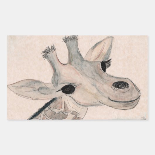 Giraffe sticker (Voorkant)