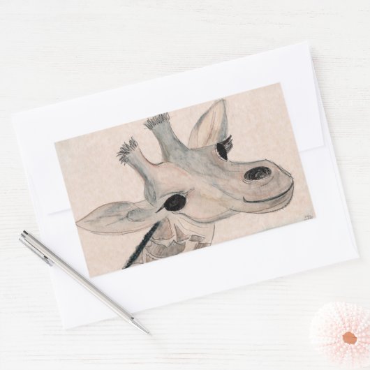 Giraffe sticker (Envelop)