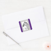 Giraffe stickers voor het verzegelen van letters o (Envelop)