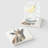 Giraffe Stone Onderzetter (Zijkant)