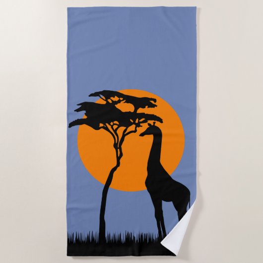 Giraffe Strandlaken (Voorkant)