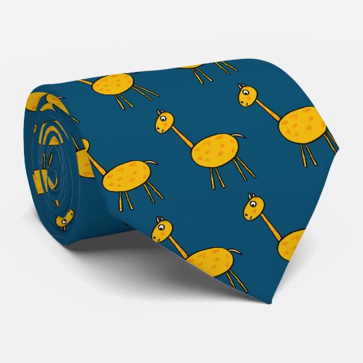 Giraffe Stropdas (Opgerold)