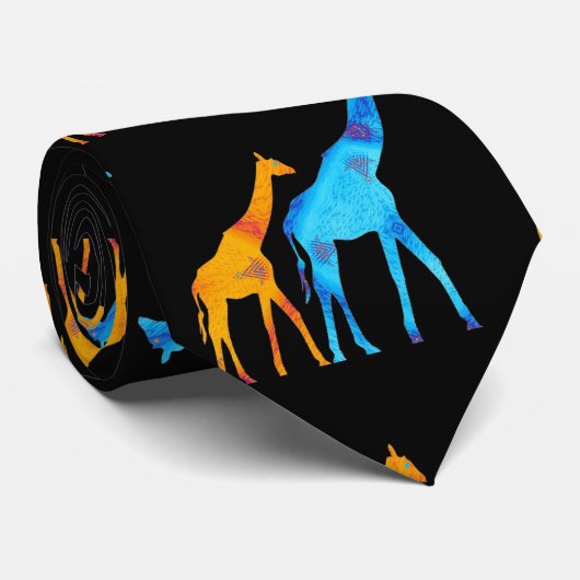 Giraffe Stropdas (Opgerold)
