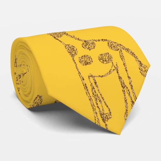 Giraffe Stropdas (Opgerold)