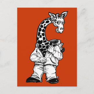 Giraffe-Suit Briefkaart