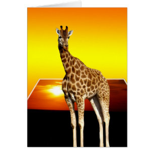 Giraffe Sunshine Popout Art