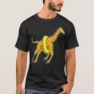 Giraffe Swimming Lifebuoy T-shirt