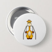 Giraffe Swing Ronde Button 7,6 Cm (Voorkant /achterkant)