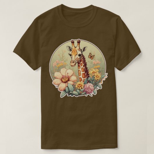 Giraffe T-shirt (Design voorkant)